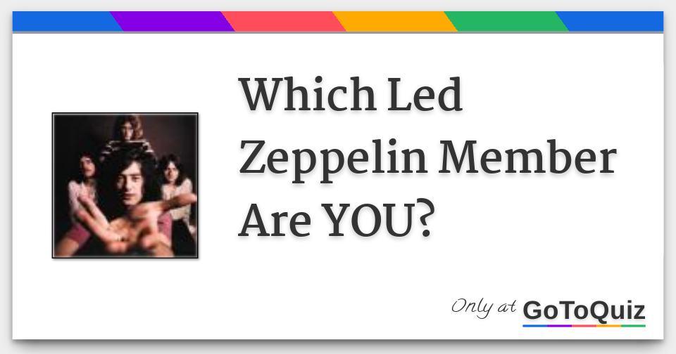 Ever wondered which classic Led Zeppelin album best matches your vibe? Take this quiz to discover whether you're more 'Stairway to Heaven' or 'Whole Lotta Love'!