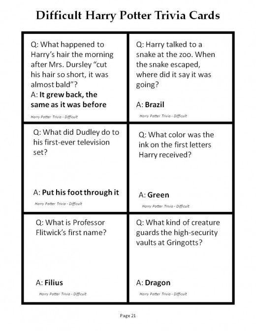 Think you know everything about the Harry Potter series? Test your knowledge with this challenging trivia quiz! From plot twists and magical creatures to memorable quotes and enchanted objects, see how much you really know about the wizarding world.