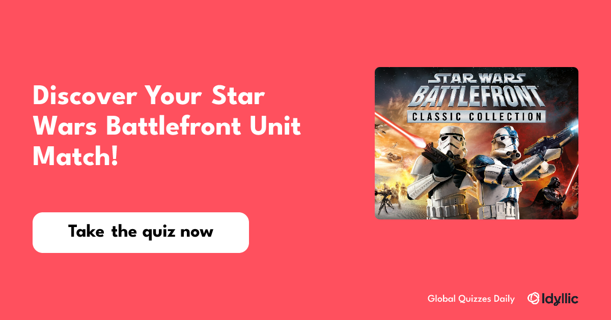 Discover Your Star Wars Battlefront Unit Match!