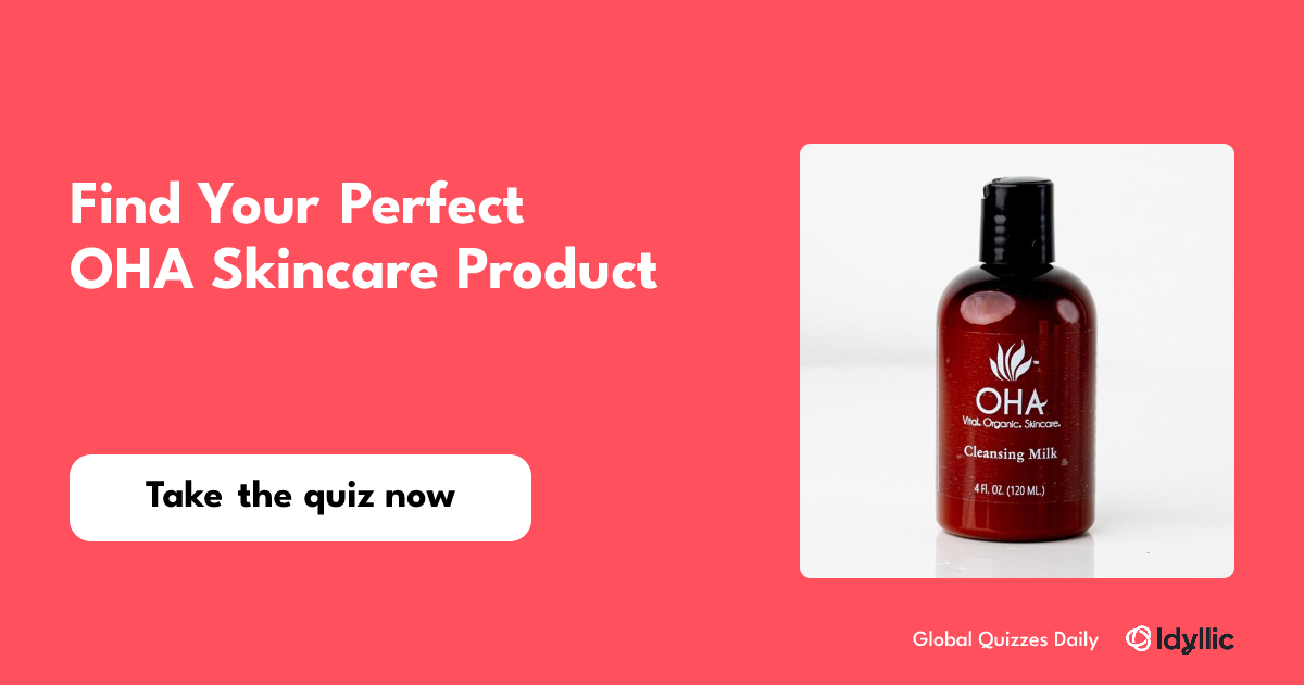 Find Your Perfect OHA Skincare Product