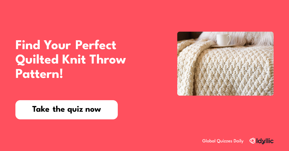 Find Your Perfect Quilted Knit Throw Pattern!