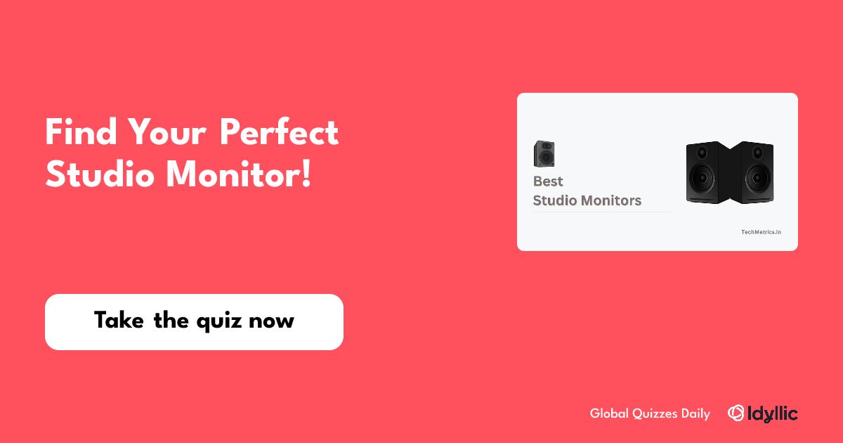 Find Your Perfect Studio Monitor!