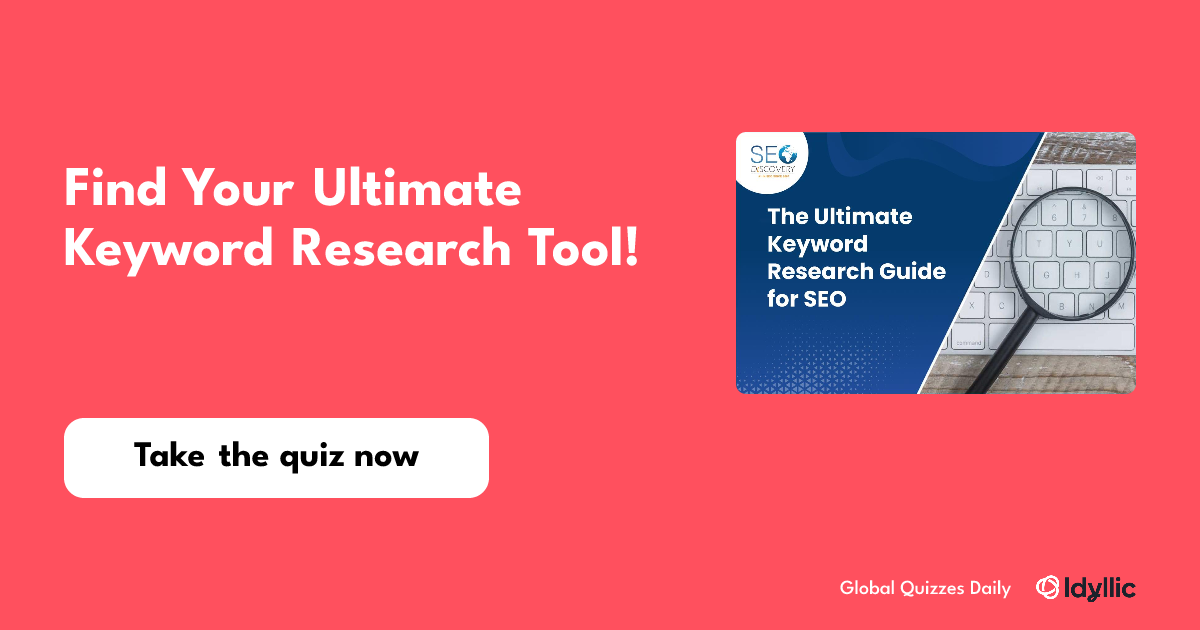 Find Your Ultimate Keyword Research Tool!