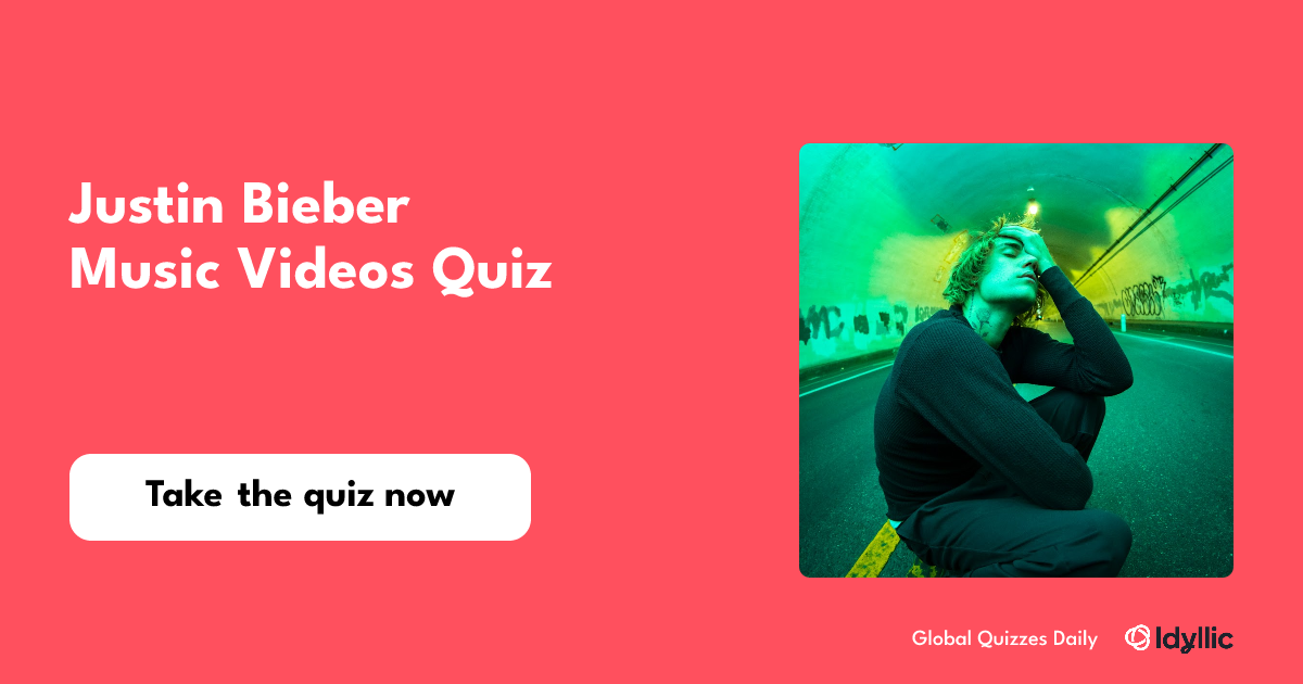 Justin Bieber Music Videos Quiz