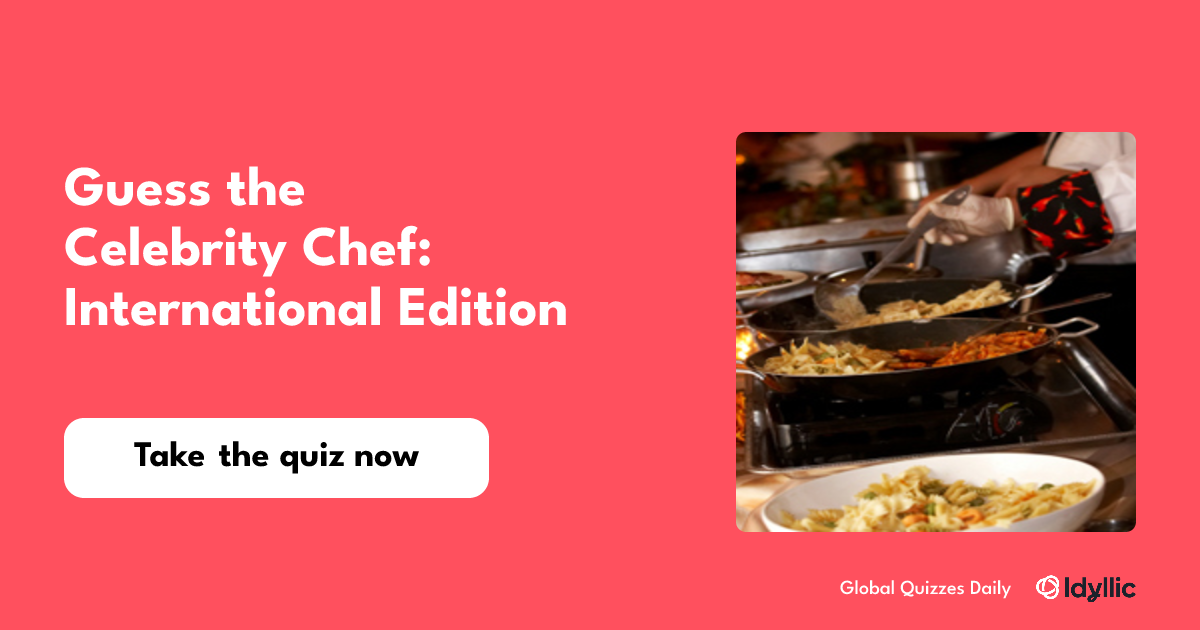 Guess the Celebrity Chef: International Edition
