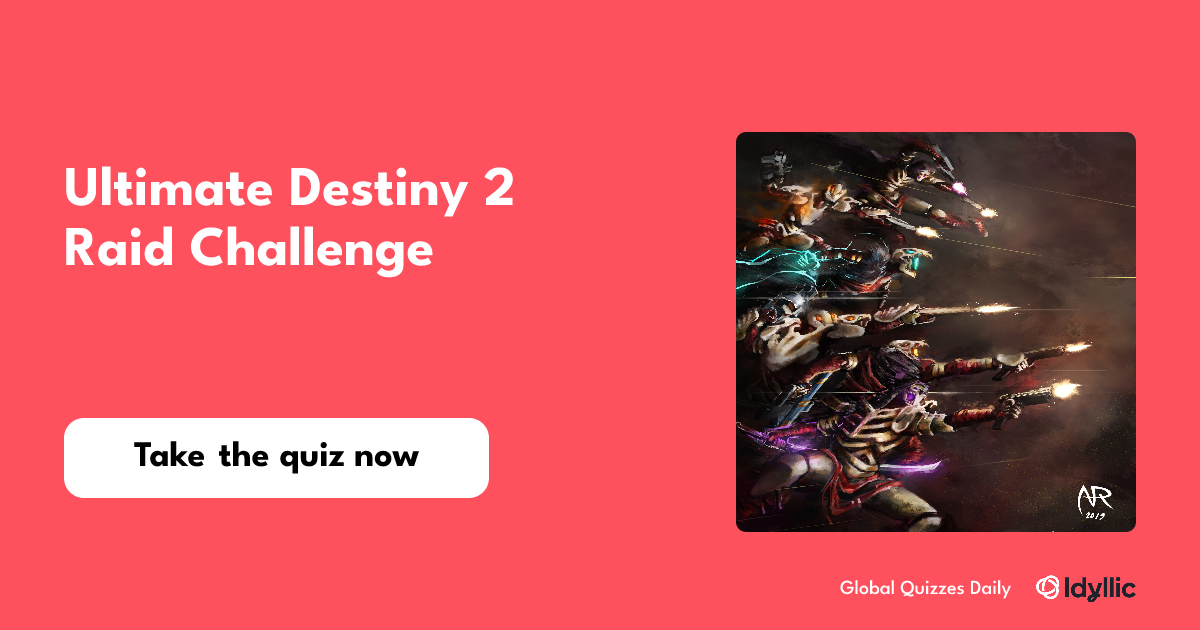 Ultimate Destiny 2 Raid Challenge