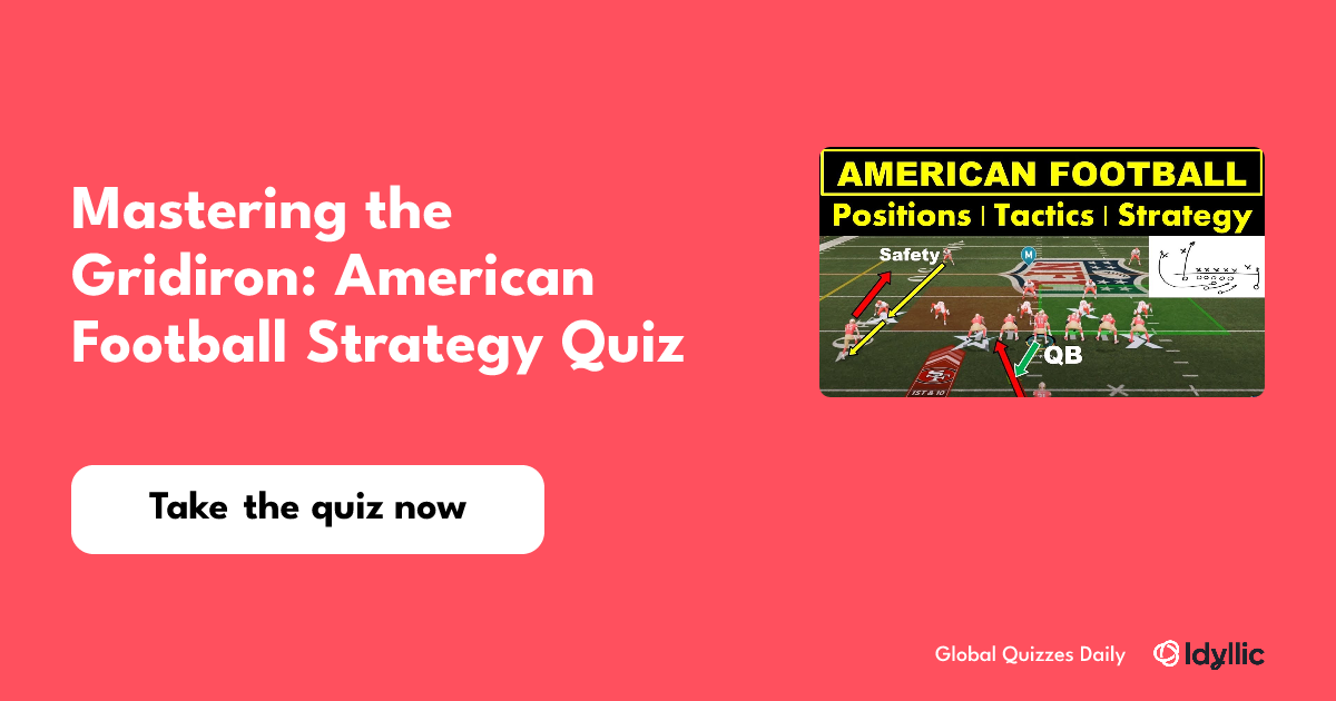 Mastering the Gridiron American Football Strategy Quiz