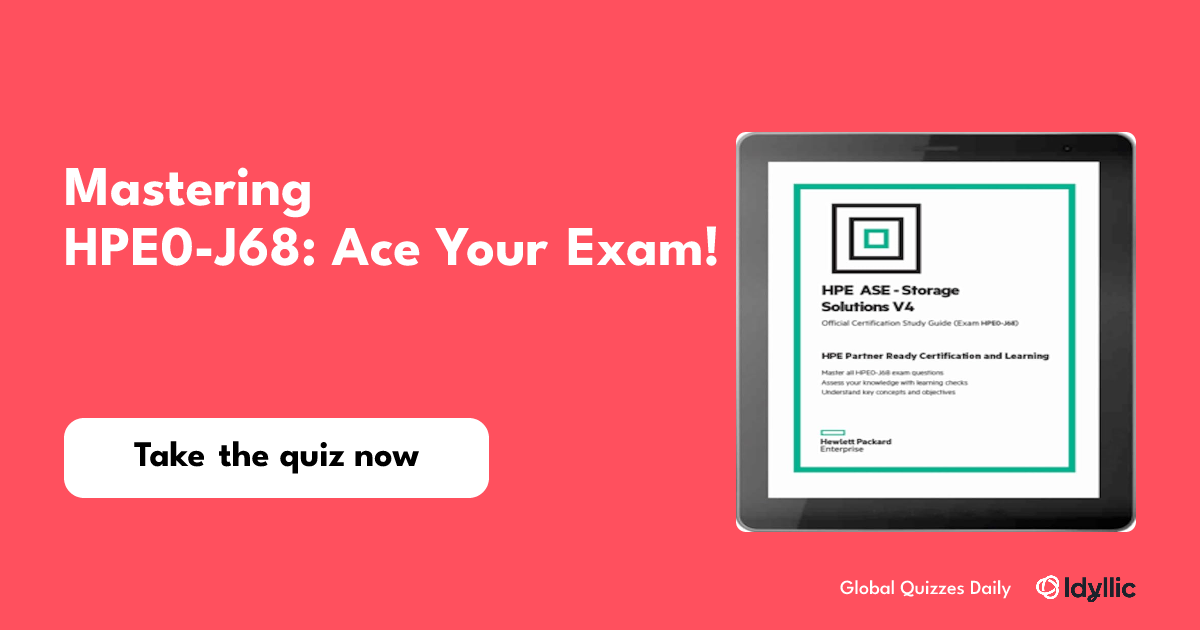Mastering HPE0 J68: Ace Your Exam
