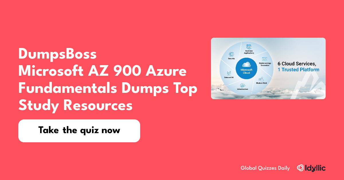 DumpsBoss Microsoft AZ 900 Azure Fundamentals Dumps Top Study Resources