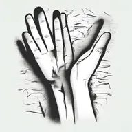 Create an image that addresses the serious issue of self-harm