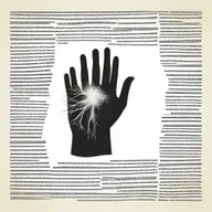Create an image for the back cover of a book that addresses the serious issue of self-harm, focusing on broken skin