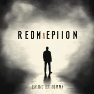 A striking book cover for a novel titled 'Redemption'