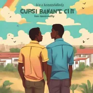 Create a book cover with the title 'Between the Backlands and the City: A Love Story'
