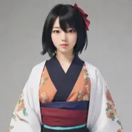 Generate anime characters that embody different cultural representations in their attire, context, and gestures
