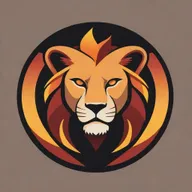 Design a logo for a 'Lioness Guild' in the Free Fire game, focused on a group of women attackers. Include a fierce lioness, stylized fire elements, gaming iconography, and feminine touches. Colors should be bold, striking, and invoke a sense of female empowerment.