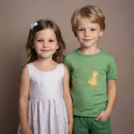 Picture an older, slightly bigger little girl and little prince standing side by side, their innocent smiles maturing with age.