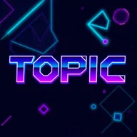 The word 'TOPIC' designed with an edgy and creative flair