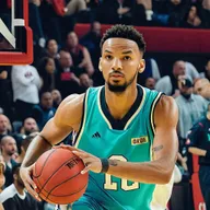 basketball player colorful jersey