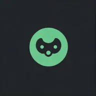 Design a striking gaming logo, sporting a vibrant green 'V' encircled, set against a contrasting black background.