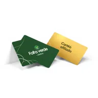 Two cards displayed at a diagonal angle in 3D on a clean white background