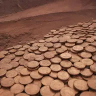 A thriving economy centered around the mining, smelting, and trading of copper, with markets bustling with activity and copper coins in abundance.