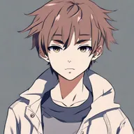 An anime-style 16/17 year old boy