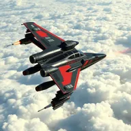 A realistic depiction of an X-wing fighter prototype from a side view perspective