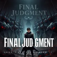 A mesmerizing cover for a long illustrated book titled 'Final Judgment