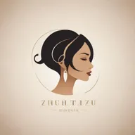 Create a captivating logo for 'Zafar Salon' suitable for a poster. Include elements related to hairdressing like scissors or a comb in a refined and trendy style.