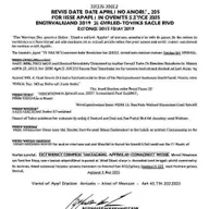 Revise the date into april 2, 2025