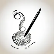 A high-quality digital art piece depicting the abstract concept of a confidential signature's journey