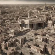 Generate an image of Ancient Rome or New York City, chosen at random.